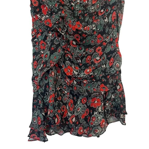 Veronica beard Ballard Dress Sz 6 - one  shoulder floral - Picture 8 of 13